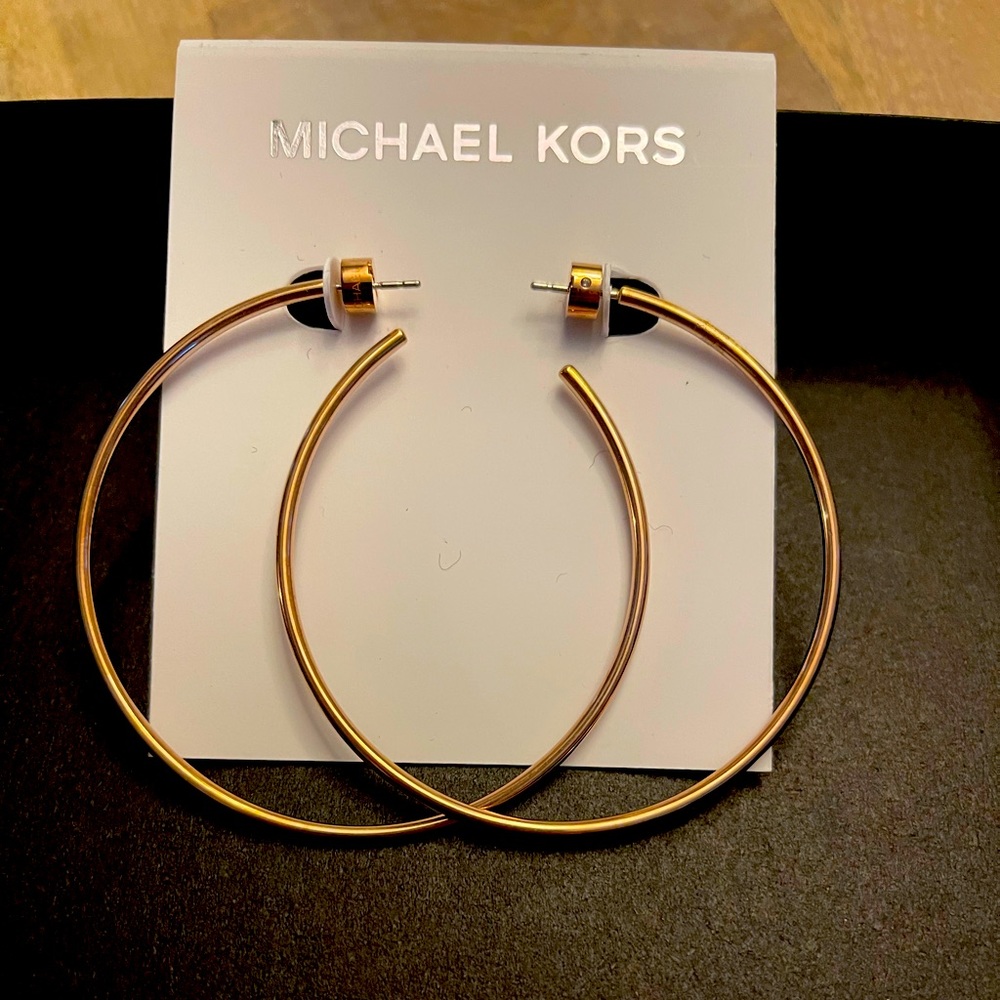 Michael Kors gold earrings